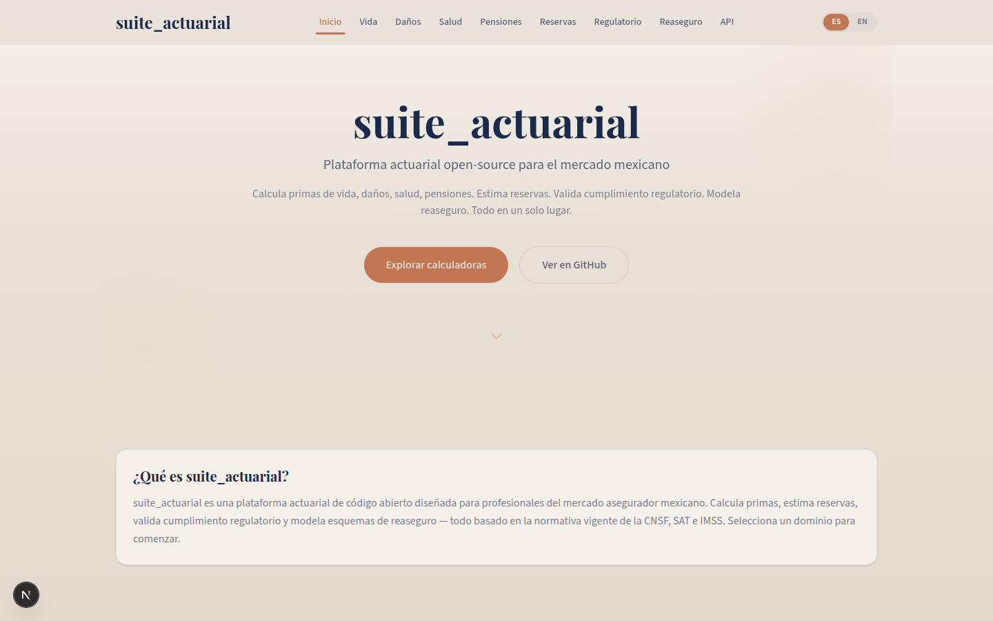 Suite Actuarial Mexicana